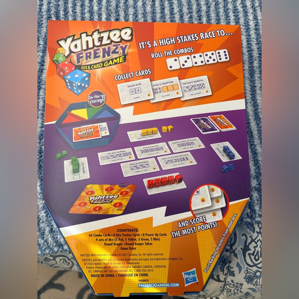 Hasbro Yahtzee Frenzy Dice & Card Game - Brand new - Picture 2 of 4